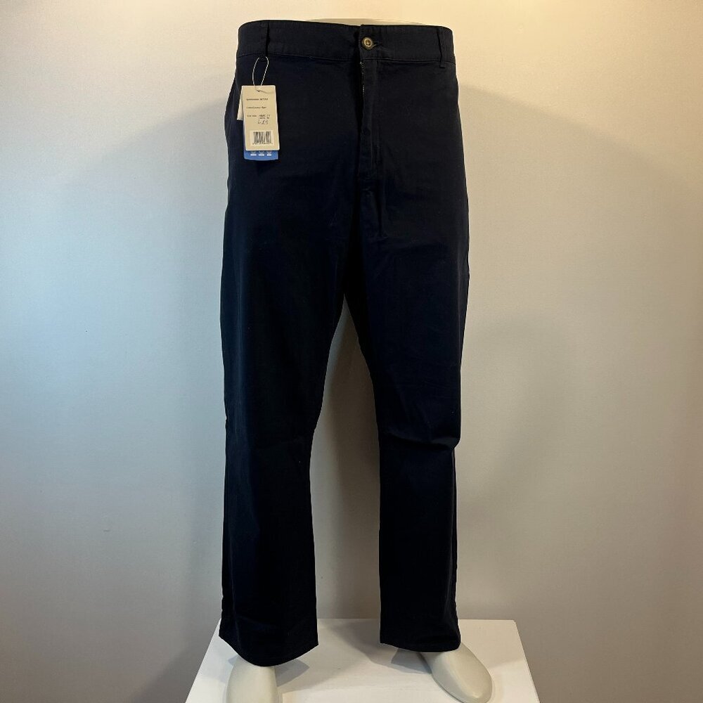 Men's Navy Chinos - Classic Straight Fit